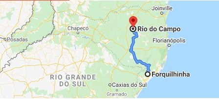 Na época, o trajeto demorava uma semana, nos dias atuais a distância pode ser percorrida em 6 horas.