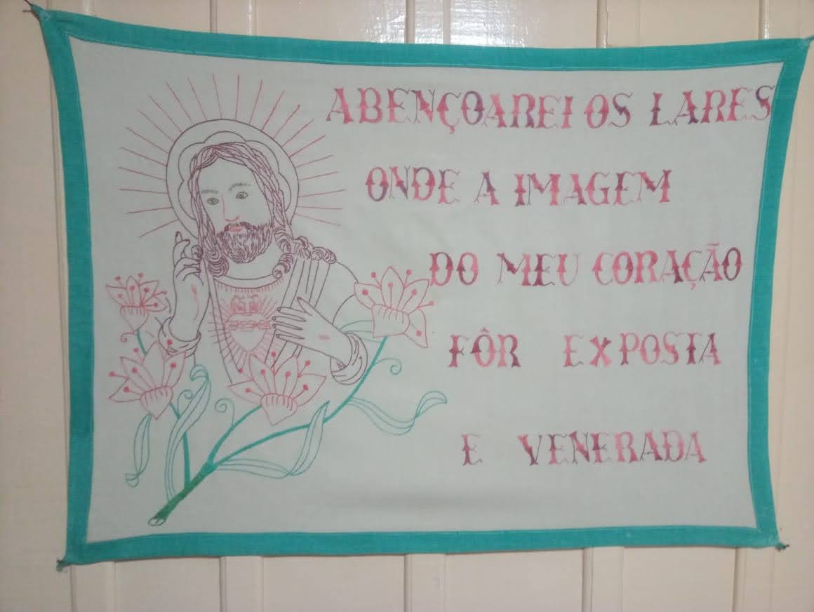 Encontramos esta recordação na casa da Beatriz.