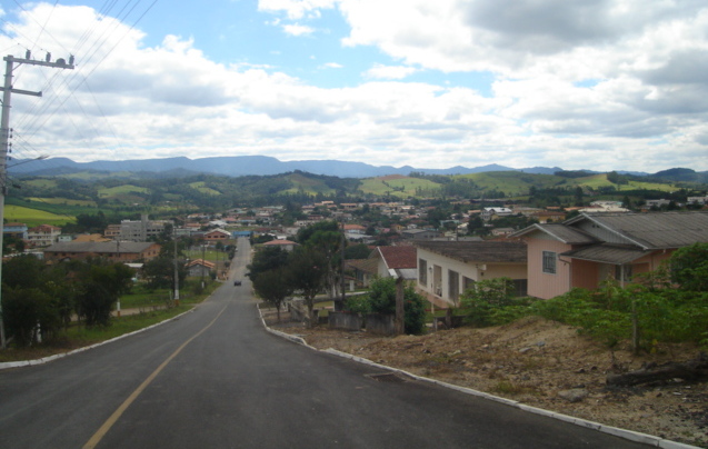 Vista de Rio do Campo a partir do Hospital. Foto de 2006.