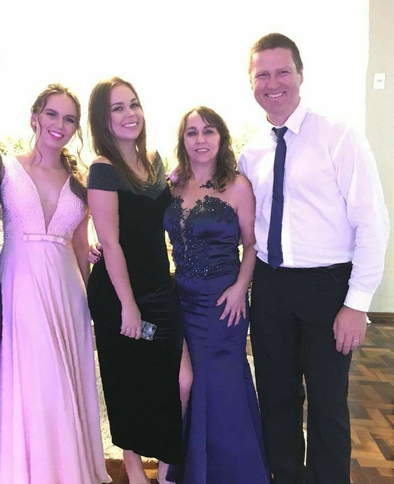 Jéssica, Gabriela, Judite, Jorge Henrique. Foto 2019.