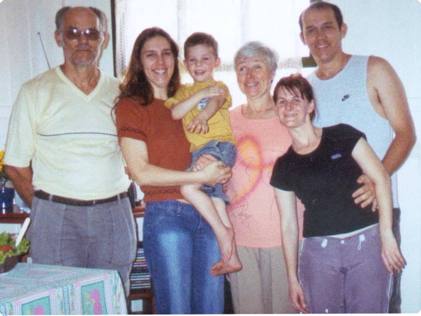Osvaldo, Ana Marta, Victor, Salomé,Diana Vanuza, Luis Carlos. Foto 2006.