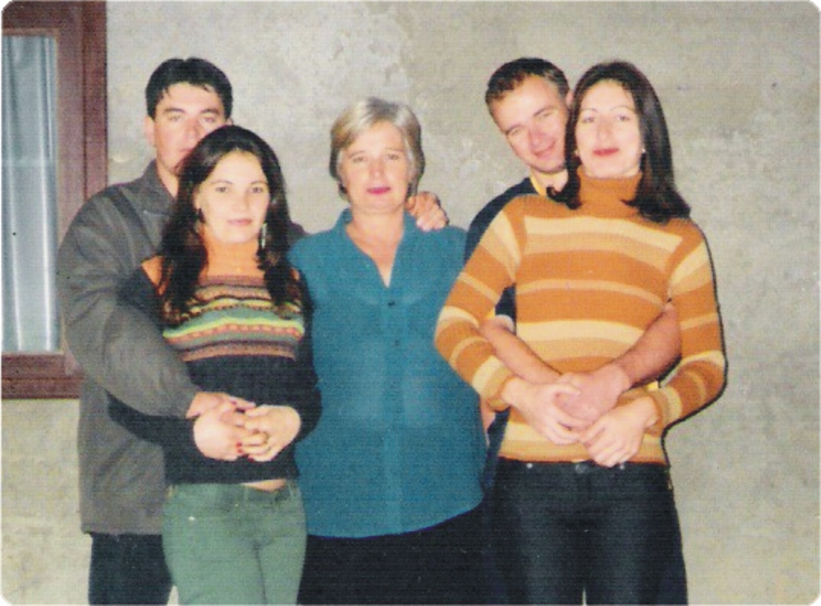 Rogério, Sandra Mara, Áuria, Evandro, Solange. Foto 2006
