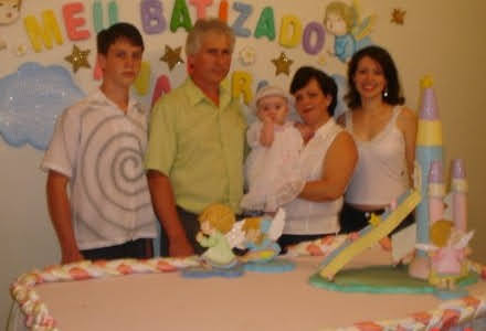 João Gabriel, Anísio Marcos, Ana Lara, Nelci Terezinha, Katiana. Foto de 2006