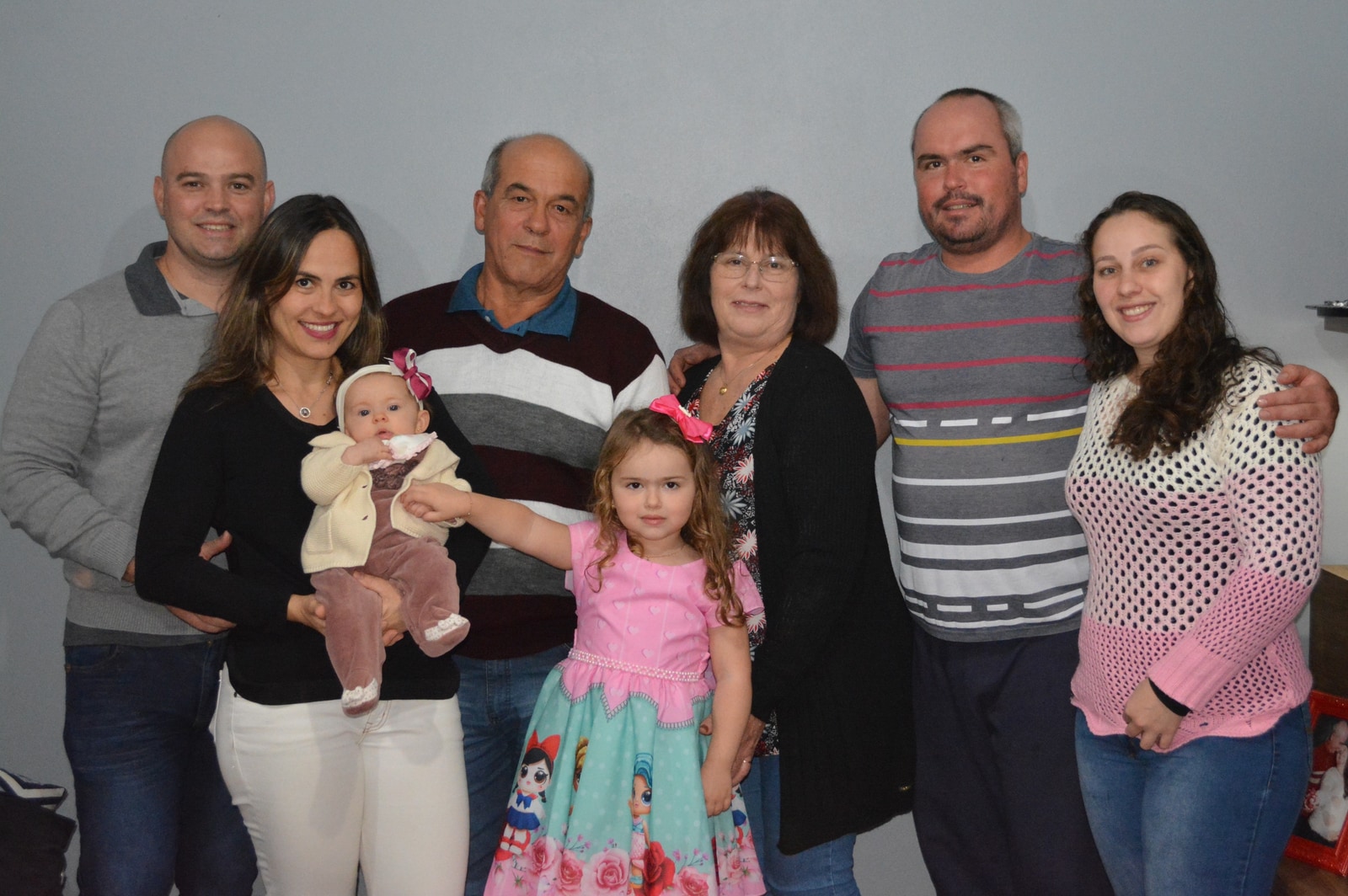 Luciano, Maíra, Marcela, José Maria, Beatriz, Emanuella, Getúlio, Bruna. Foto 2020