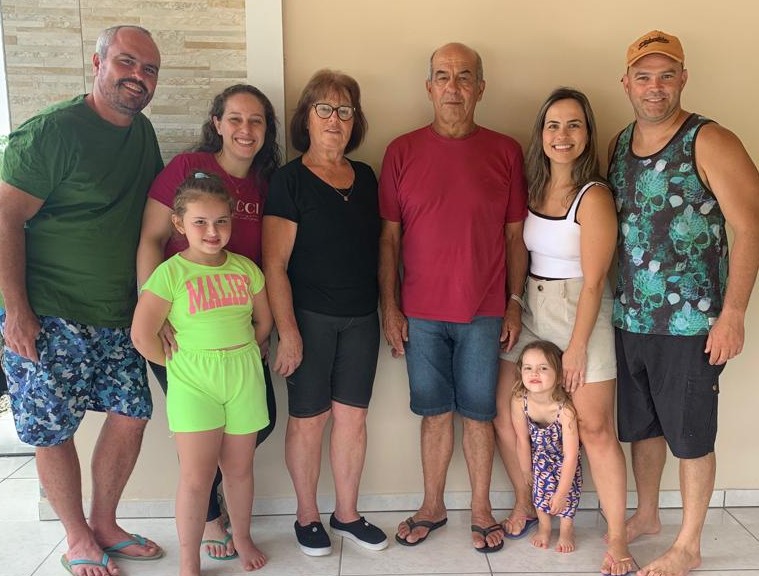 Getúlio, Bruna, Emanuella, Beatriz, José Maria, Maíra, Marcela, Luciano. Foto 2024