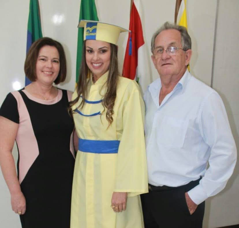 Bernardete, Samira, Moacir. Foto 2019.